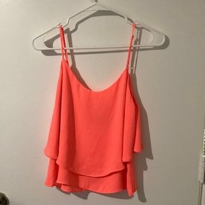 Neon Pink Dress Top